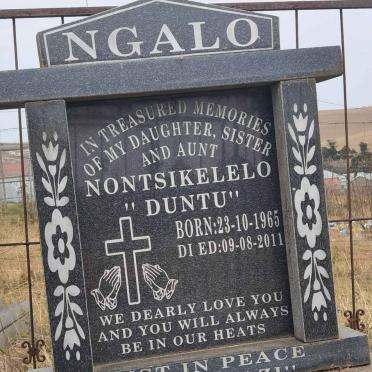 NGALO Nontsikelelo 1965-2011