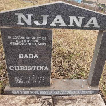 NJANA Baba Christina 1944-2014
