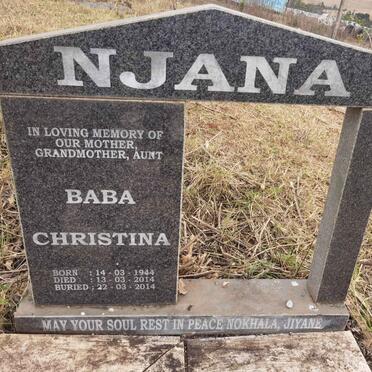 NJANA Baba Christina 1944-2014