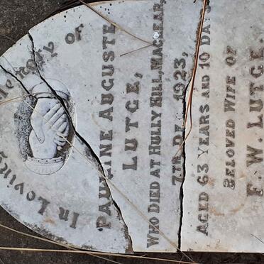 LUTGE Pauline Auguste -1923