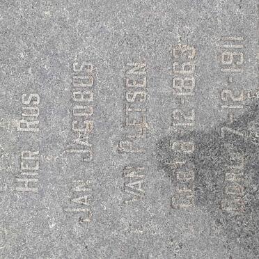 PLETSEN Jan Jacobus, van 1863-1911