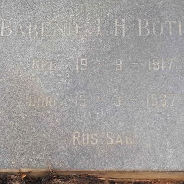 BOTHA Barend J.H. 1917-1997