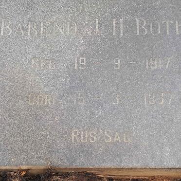 BOTHA Barend J.H. 1917-1997