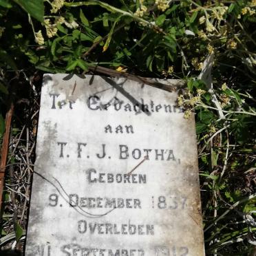 BOTHA T.F.J. 1837-1912