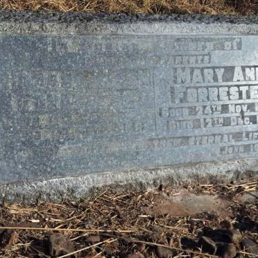 FORRESTER Richard Nixon 1829-1908 & Mary Ann 1832-1911_2