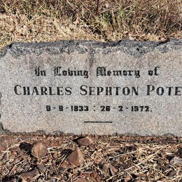 POTE Charles Sephton 1933-1972