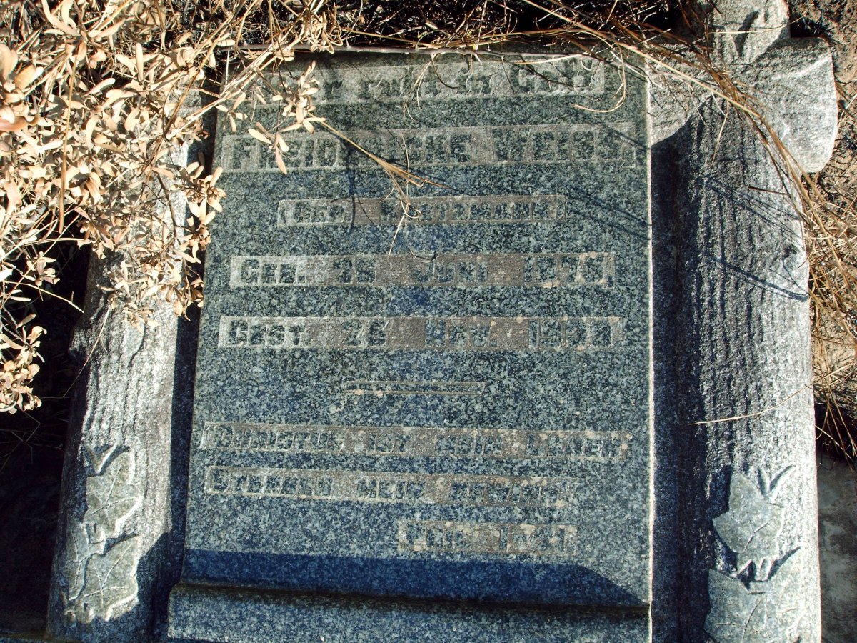 WEISS Freidericke nee KRETZMANN 1876-193?