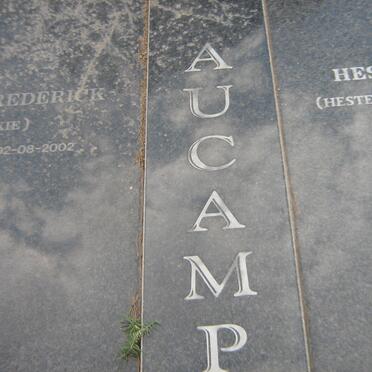 AUCAMP Pieter Frederick 1916-2002 &amp; Hester Helena PRETORIUS 1921-2006