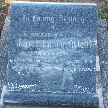 ABLETT James Henry -1948