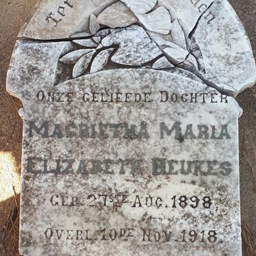 BEUKES Magrietha Maria Elizabeth 1898-1918