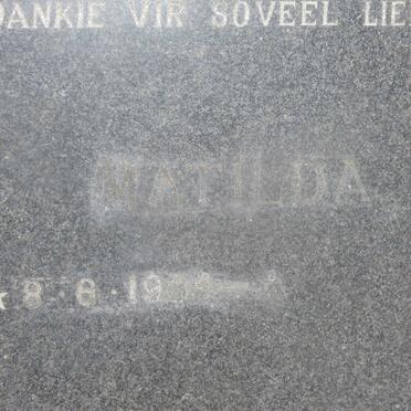 BASSON Hendrik Johannes 1928-1996  &amp; Matilda 1934-