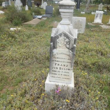 BELOW Franz, von 1866-1928