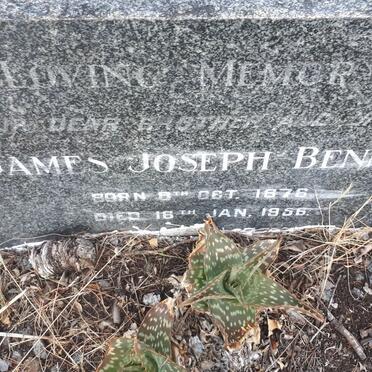 BENNIE James Joseph 1876-1956