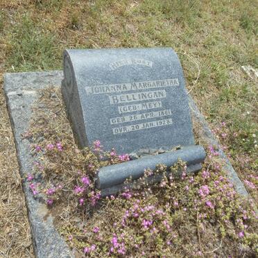 BELLINGAN Johanna Margarietha nee MEY 1861-1928