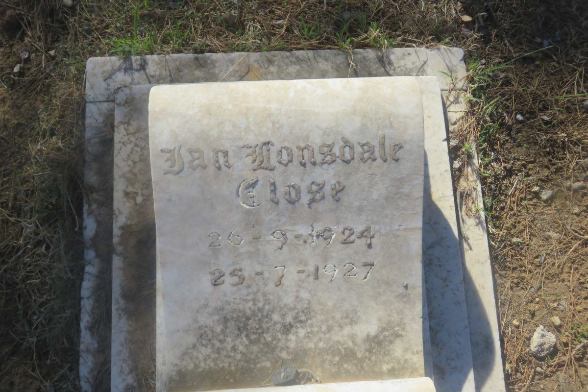 CLOSE Ian Lonsdale 1924-1927