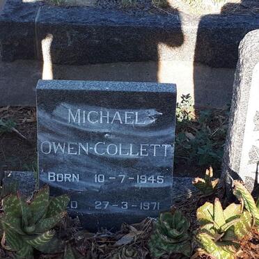 COLLETT Leslie, OWEN 1898-1953 &amp; Anna Catherine LATEGAN 1900-1966 :: OWEN-COLLETT Michael 1945-1971