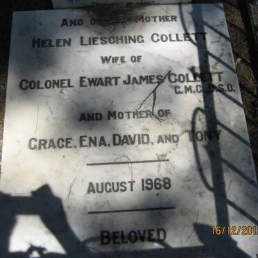 COLLETT Helen Liesching -1968