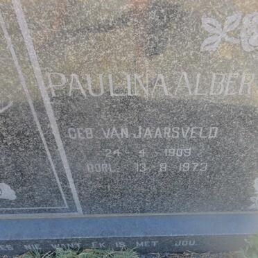 FOURIE Daniel Jacobus 1905-1966 &amp; Paulina Alberta VAN JAARSVELD 1909-1973