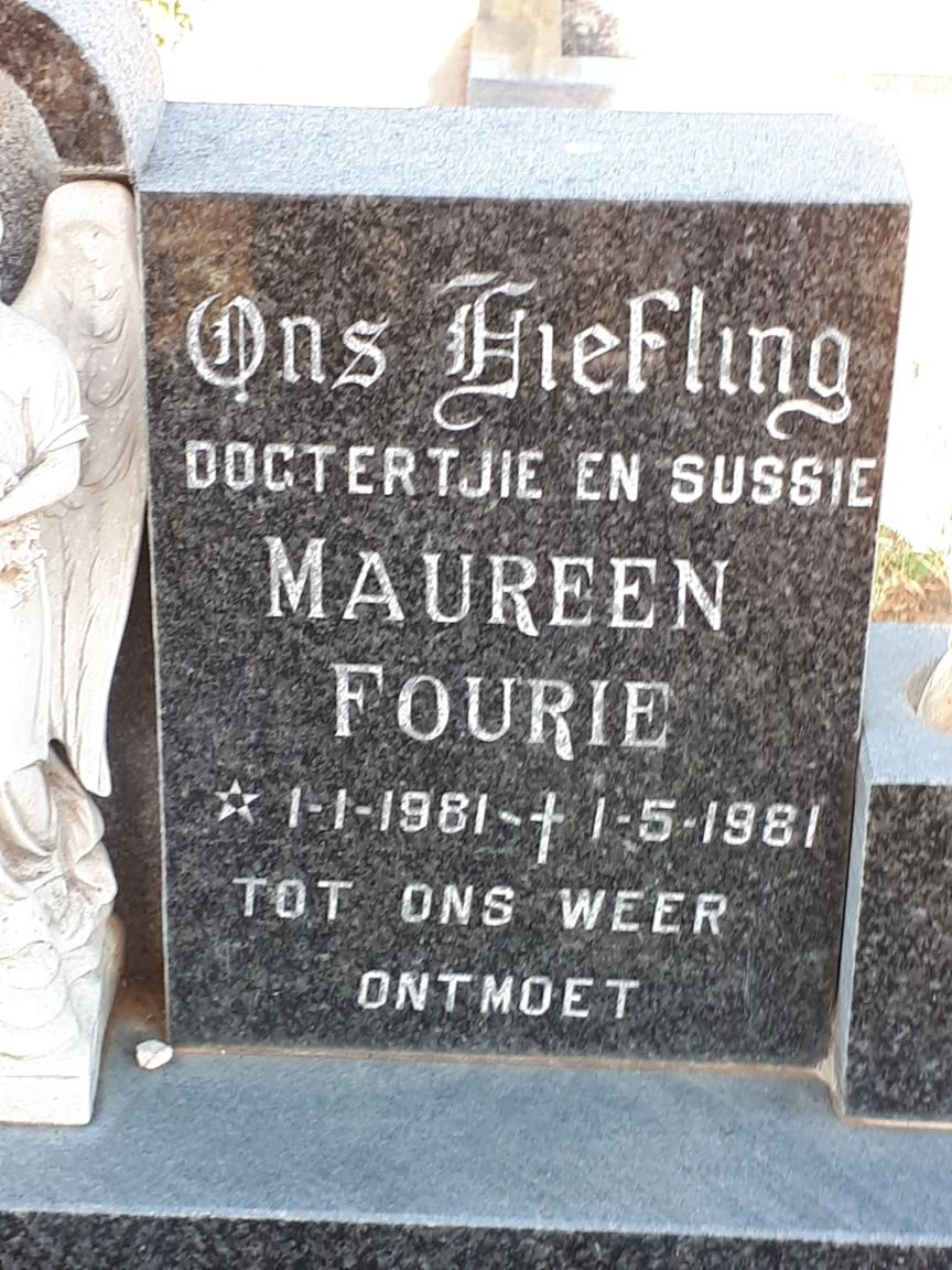 FOURIE Maureen 1981-1981