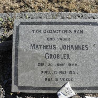 GROBLER Matheus Johannes 1859-1951