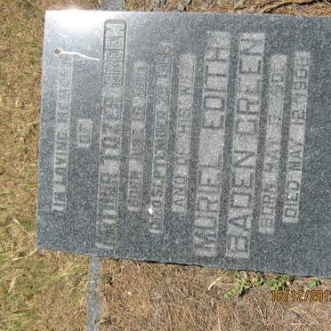 GREEN Arthur Tozer 1881-1955 &amp; Muriel Edith BADEN -1908