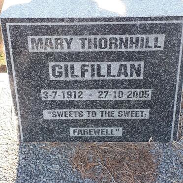 GILFILLAN Mary Thornhill 1912-2005
