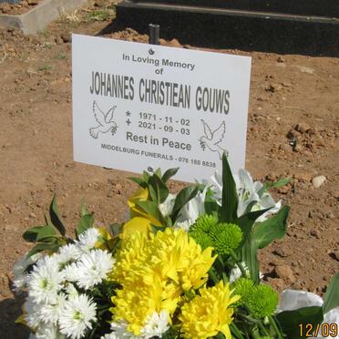 GOUWS Johannes Christiean 1971-2021