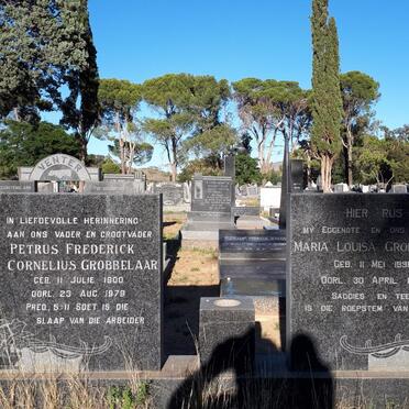 GROBBELAAR Petrus Frederick Cornelius 1900-1979 &amp; Maria Louisa 1896-1970