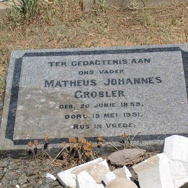 GROBLER Matheus Johannes 1859-1951