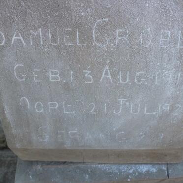 GROBLER Samuel 1917-1925