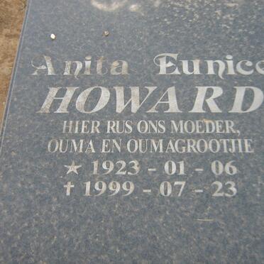 HOWARD Anita Eunice 1923-1999