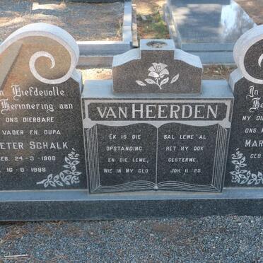 HEERDEN Pieter Schalk, van 1908-1998 &amp; Maria Jacobs C. VAN HEERDEN 1911-1987