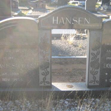 HANSEN Stephanus Solomon 1906-1975 &amp; Dorothea Maria 1907-1974