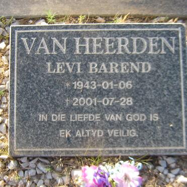 HEERDEN Levi Barend, van 1943-2001