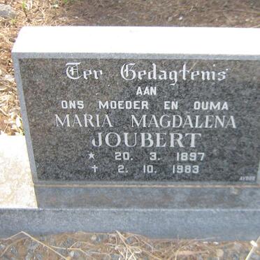 JOUBERT Maria Magdalena 1897-1983