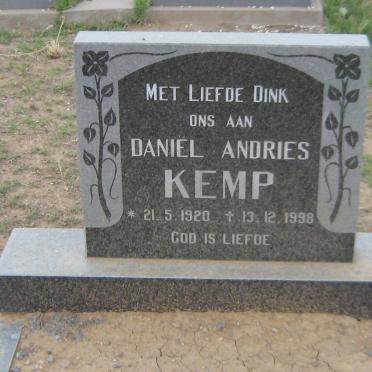 KEMP Daniël Andries 1920-1998