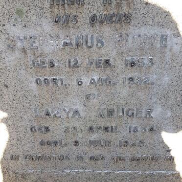 KRUGER Stephanus 1853-1932 &amp; Lazya 1854-1926