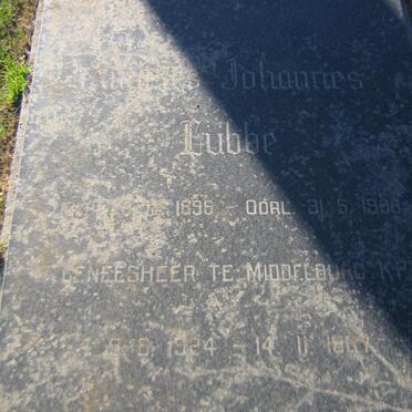 LÜBBE Andries Johannes 1896-1968