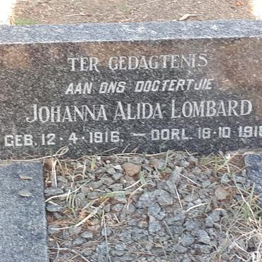 LOMBARD Johanna Alida 1916-1918