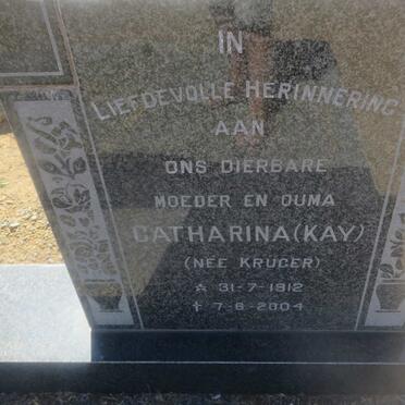 LINDE George Marthinus, van der 1904-1976 &amp; Catharina KRUGER 1912-2004