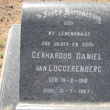 LOGGERENBERG Gerhardus Daniel, van 1912-1987