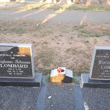 LOMBARD Stephanus Johannes 1911-1935 &amp; Hester Christina 1914-2002
