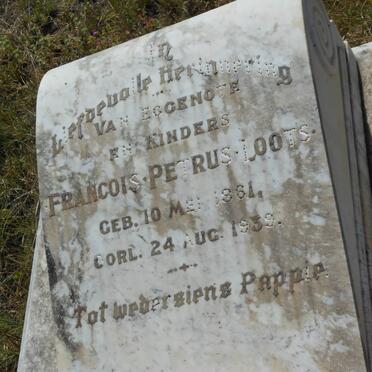 LOOTS Francois Petrus 1861-1939