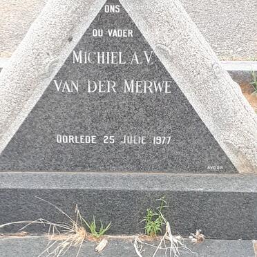 MERWE Michiel A.V., van der -1977