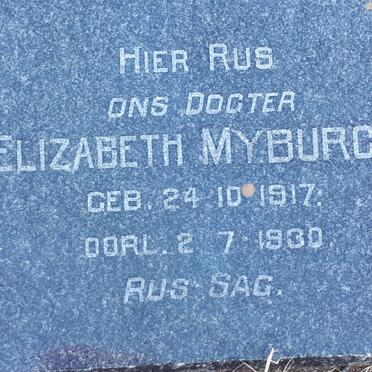 MYBURGH Elizabeth 1917-1930