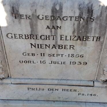 NIENABER Gerbrecht Elizabeth 1856-1939