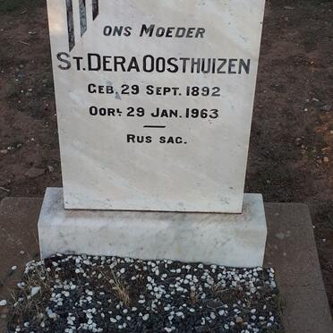 OOSTHUIZEN St. Dera 1892-1963