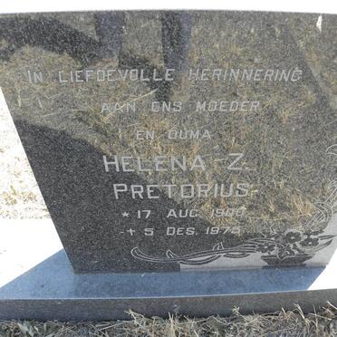 PRETORIUS Helena Z. 1900-1975