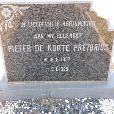 PRETORIUS Pieter de Korte 1937-1969