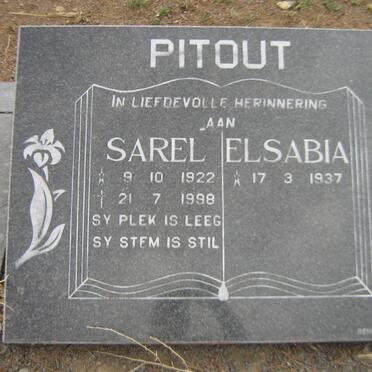PITOUT Sarel 1922-1998 &amp; Elsabia 1937-